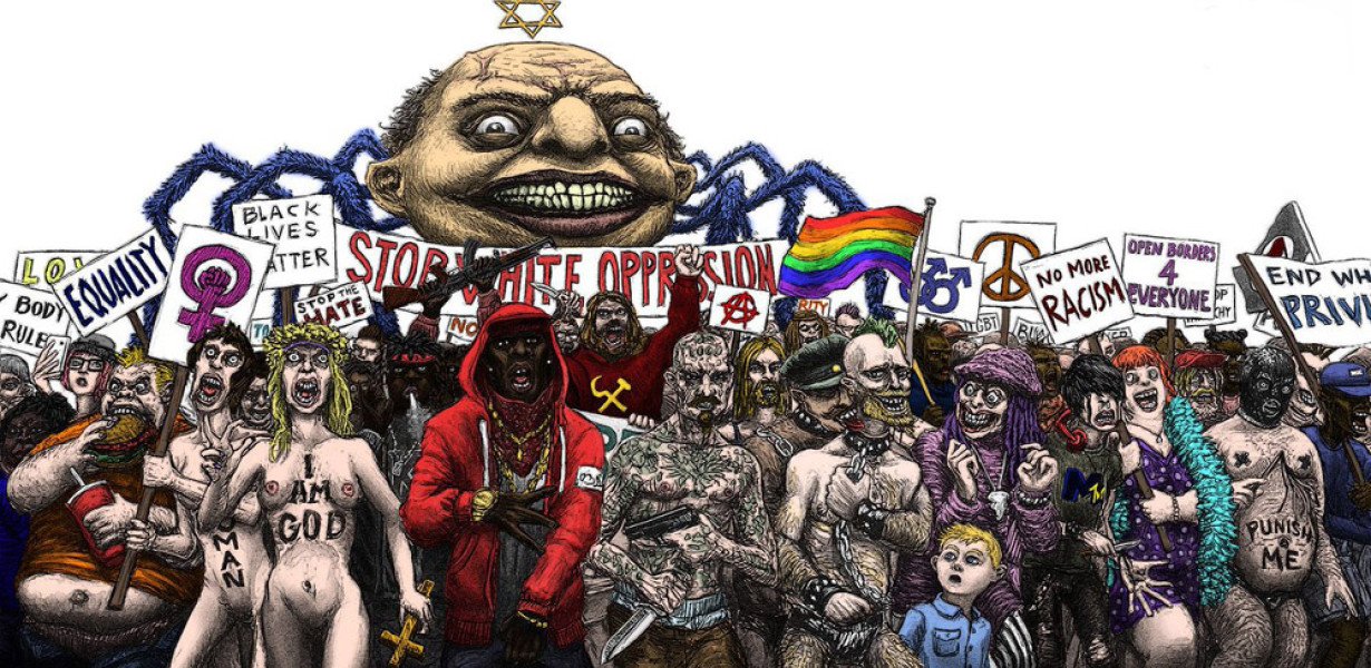 Globohomo, mint fehérellenes patológia