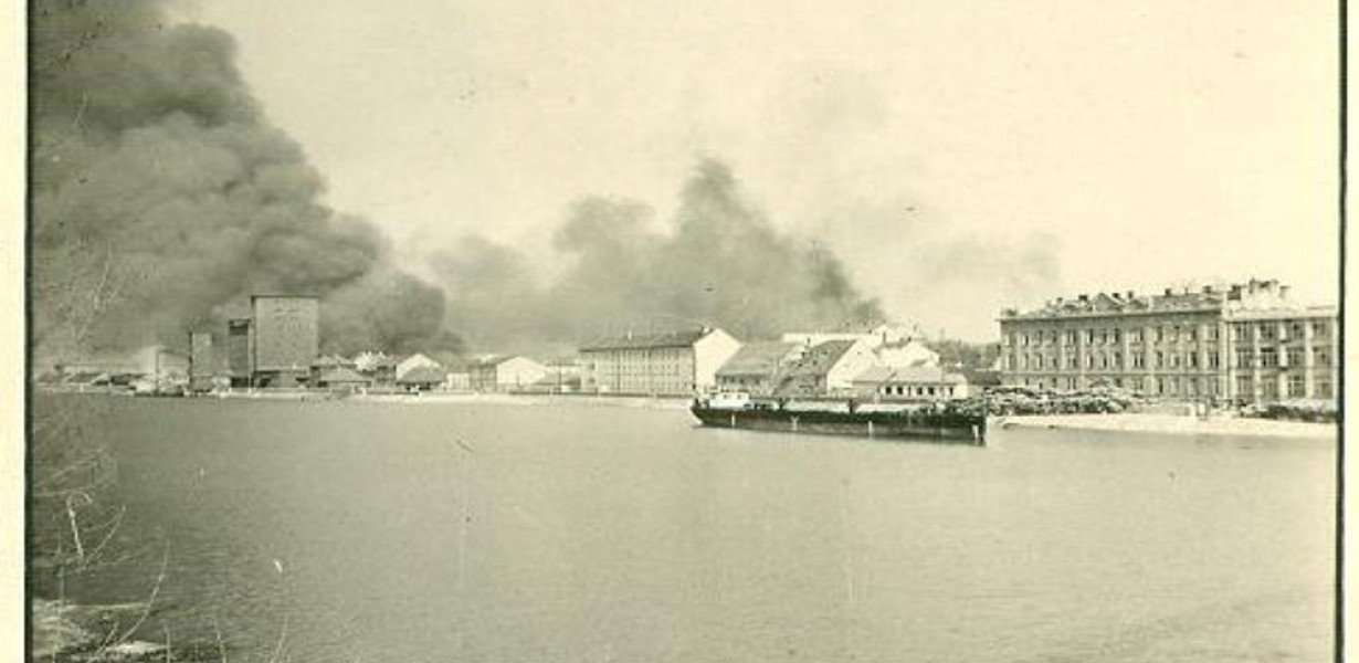 Az 1944 áprilisi terrorbombázások pusztító hatásai