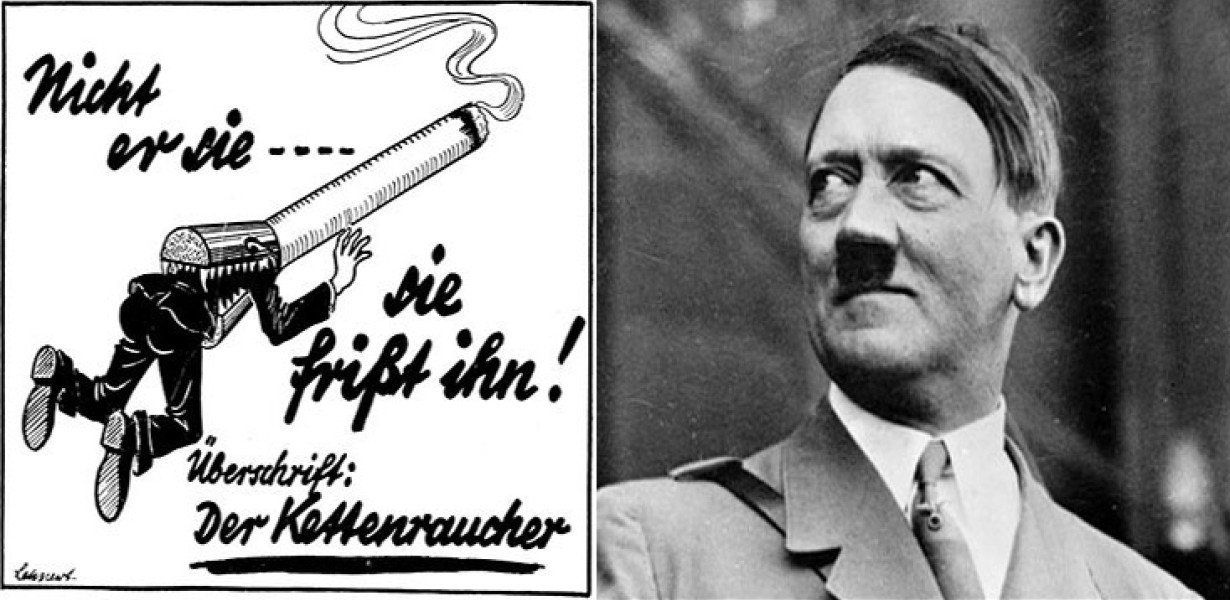 A világ első dohányzásellenes kampányát Adolf Hitler indította